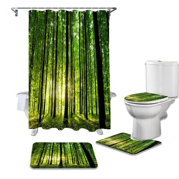 shower curtains green forest jolin sunshine plant durable waterproof curtain set bathroom rugs carpet toilet seat cover pad floor mat
shower curtains green forest jolin sunshine plant durable waterproof curtain set bathroom rugs carpet toilet seat cover pad floor mat