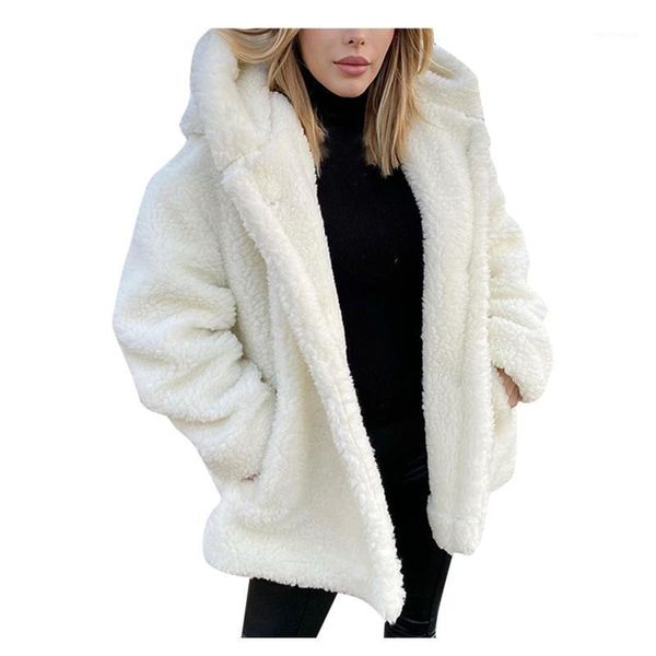 women's wool & blends women jackets winter coat jacket outwear womens fashion casual pure color long sleeve cardigan plush oversize, Black
women's wool & blends women jackets winter coat jacket outwear womens fashion casual pure color long sleeve cardigan plush oversize, Black