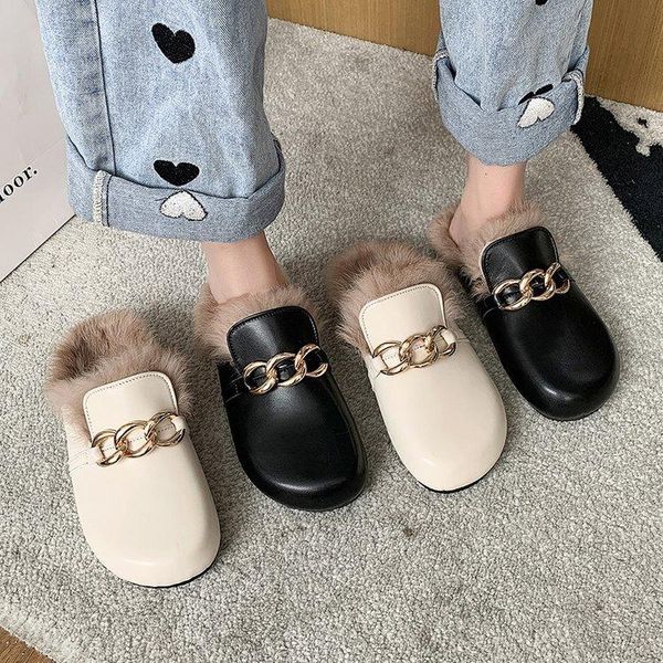 slippers flat shoes female plush for adults low rivet slipers women slides loafers cover toe fur 2021 rubber metal decoration pu, Black
slippers flat shoes female plush for adults low rivet slipers women slides loafers cover toe fur 2021 rubber metal decoration pu, Black