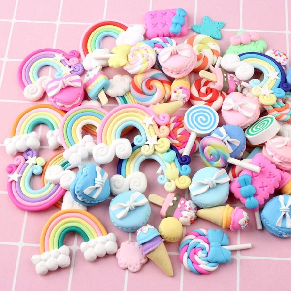 children's gift toys 20/30pcs mixed candy lollipop polymer clay accessories figurines diy craft mobile phone patch art materials
children's gift toys 20/30pcs mixed candy lollipop polymer clay accessories figurines diy craft mobile phone patch art materials