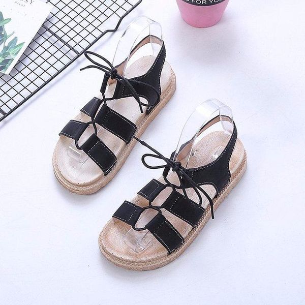 sandals women's 2021 summer shoes ladies foam platform lace-up beach for women flat large size 35-40, Black
sandals women's 2021 summer shoes ladies foam platform lace-up beach for women flat large size 35-40, Black