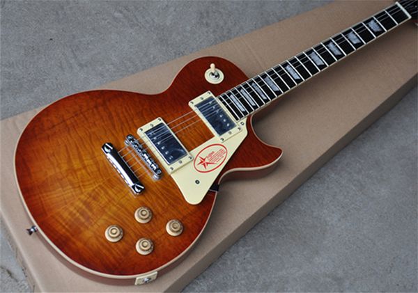 quilt flame maple standard brown electric guitar mahogany body rosewood fingerboard 6 strings musical instruments factory custom shop
quilt flame maple standard brown electric guitar mahogany body rosewood fingerboard 6 strings musical instruments factory custom shop