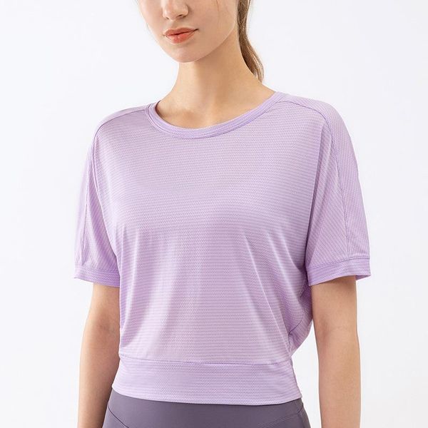 yoga outfit short-sleeved t-shirt summer jacquard twisted running sports women's fitness outdoor loose clothes blouse ldf668
yoga outfit short-sleeved t-shirt summer jacquard twisted running sports women's fitness outdoor loose clothes blouse ldf668