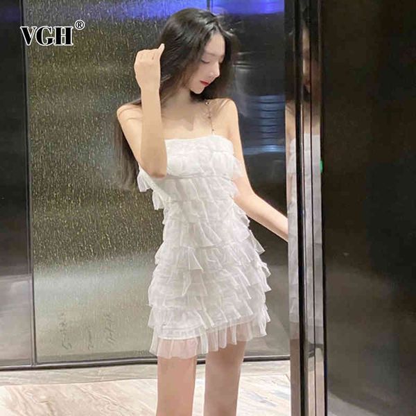 vgh sweet white sling dress for women square collar sleeveless high waist patchwork mesh slim a line mini dresses female fashion 210421, Black;gray
vgh sweet white sling dress for women square collar sleeveless high waist patchwork mesh slim a line mini dresses female fashion 210421, Black;gray