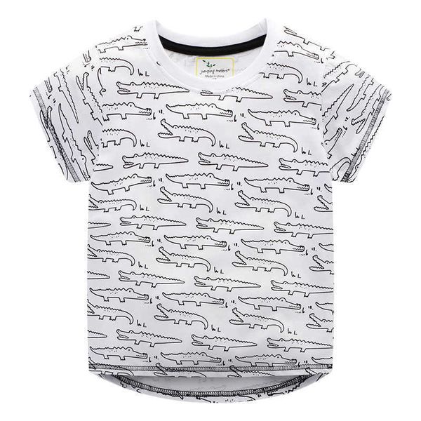 jumping meters summer cotton t shirts for kids cartoon crocodiles print selling boys girls tees 210529, Blue
jumping meters summer cotton t shirts for kids cartoon crocodiles print selling boys girls tees 210529, Blue