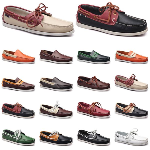 144 womens sneakers sailing shoe mens casual leather shoes black white red green orange brown outdoor trainers size 38-45
144 womens sneakers sailing shoe mens casual leather shoes black white red green orange brown outdoor trainers size 38-45