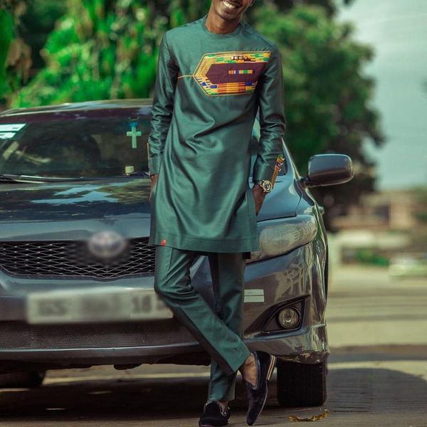 ethnic clothing african bazin man suit with pants two pcs one set men's spring autumn european style green leisure cotton long sleeve s, Red
ethnic clothing african bazin man suit with pants two pcs one set men's spring autumn european style green leisure cotton long sleeve s, Red