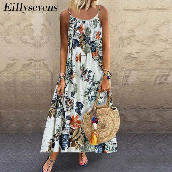 summer dress plus size bohemian beach women casual loose sleeveless floral daily print long cotton and linen dresses, Black;gray
summer dress plus size bohemian beach women casual loose sleeveless floral daily print long cotton and linen dresses, Black;gray