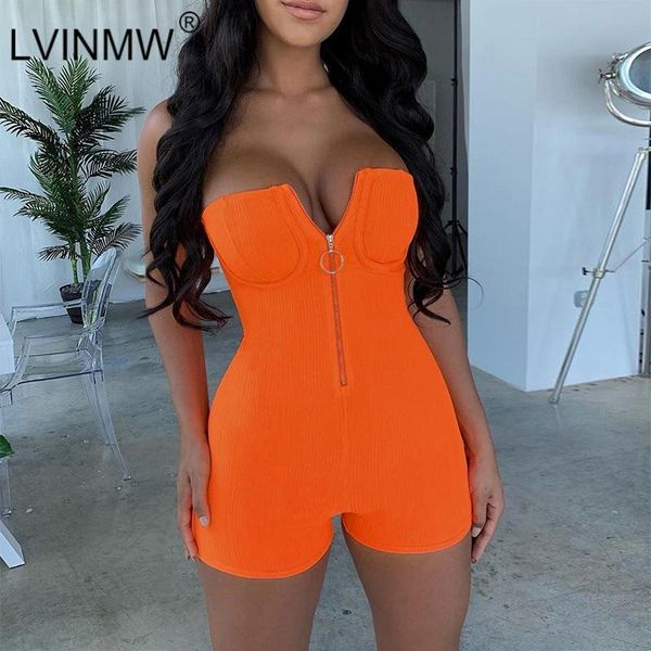 women's jumpsuits & rompers sexyorange slash neck zip up strapless playsuit autumn women fashion backless skinny romper female streetwe, Black;white
women's jumpsuits & rompers sexyorange slash neck zip up strapless playsuit autumn women fashion backless skinny romper female streetwe, Black;white