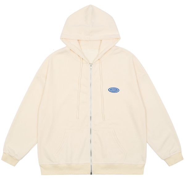 men's sweaters lacible hip hop men harajuku streetwear zipper jacket with vintage hoodie solid color loose cotton, White;black
men's sweaters lacible hip hop men harajuku streetwear zipper jacket with vintage hoodie solid color loose cotton, White;black