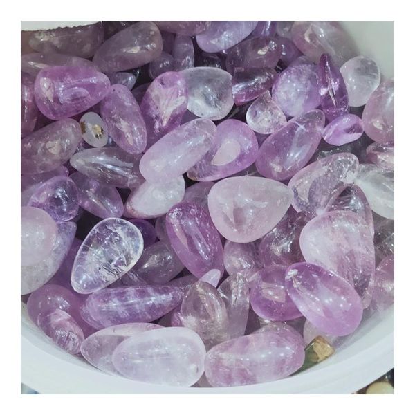 decorative objects & figurines natural amethyst tumbled stone purple quartz palm amethystine crystal gravel random shape healing
decorative objects & figurines natural amethyst tumbled stone purple quartz palm amethystine crystal gravel random shape healing
