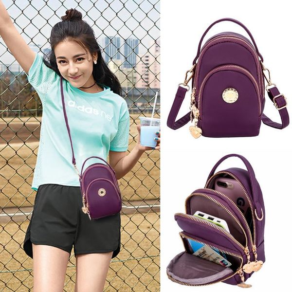 spring and summer fashion single shoulder mobile phone bag messenger small square mini handbag nylon waist bags
spring and summer fashion single shoulder mobile phone bag messenger small square mini handbag nylon waist bags