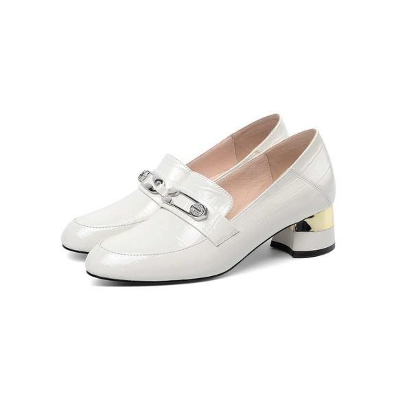 dress shoes genuine leather round toe med heels european design rhinestone pin decorations office lady daily spring pumps 01-a, Black
dress shoes genuine leather round toe med heels european design rhinestone pin decorations office lady daily spring pumps 01-a, Black