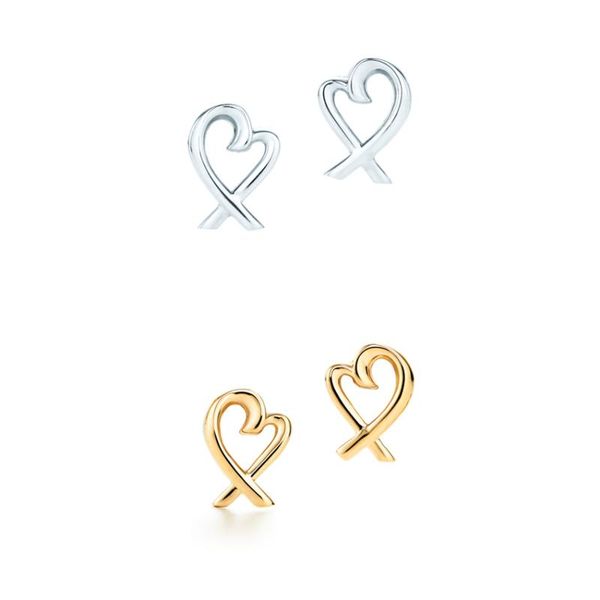 stud exclusive love style fashion earrings, Golden;silver 
stud exclusive love style fashion earrings, Golden;silver