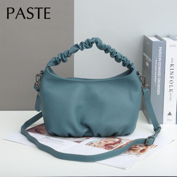 evening bags 2021 ruched handle design casual women handbag 100% real leather blue gray solid color ladies shoulder bag leisure commute tote
evening bags 2021 ruched handle design casual women handbag 100% real leather blue gray solid color ladies shoulder bag leisure commute tote