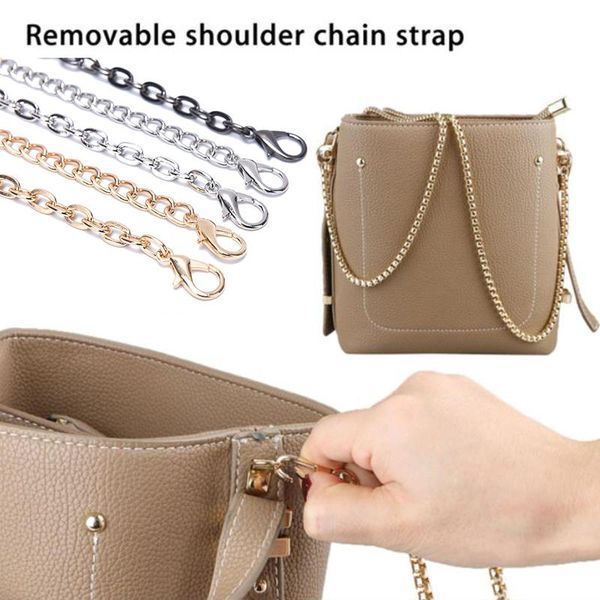 bag parts & accessories metallic lobster clasp flat chain for handbag purse or shoulder strap bags, Black
bag parts & accessories metallic lobster clasp flat chain for handbag purse or shoulder strap bags, Black