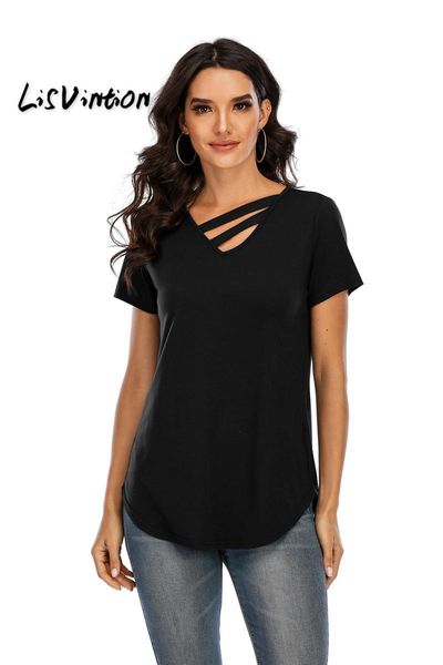 women's t-shirt summer women blouse v-neck short sleeve casual shirts female plus size loose, White
women's t-shirt summer women blouse v-neck short sleeve casual shirts female plus size loose, White