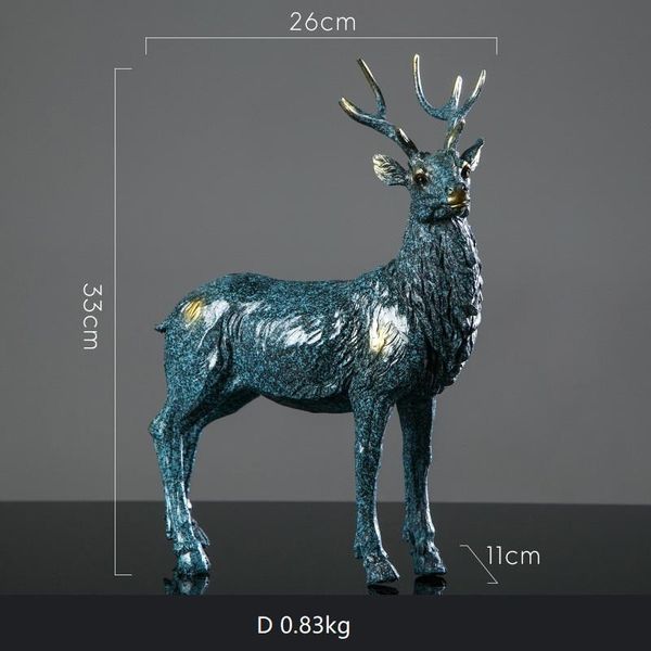 resin deer figurine statue home living room decor crafts sculpture creative gifts modern deskornamentsculpture office desk & table clock
resin deer figurine statue home living room decor crafts sculpture creative gifts modern deskornamentsculpture office desk & table clock