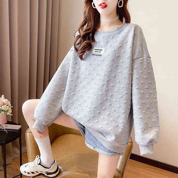 women's hoodi sweatshirts large women's clothing 2022 autumn winter loose love jacquard sticker letter simple round neck sweater w, Black
women's hoodi sweatshirts large women's clothing 2022 autumn winter loose love jacquard sticker letter simple round neck sweater w, Black