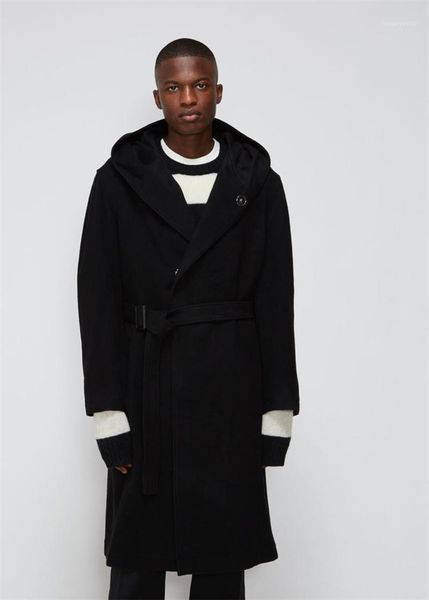 men's trench coats autumn/winter wizard hat lapel with hidden button waist strap design woolen overcoat, Tan;black
men's trench coats autumn/winter wizard hat lapel with hidden button waist strap design woolen overcoat, Tan;black