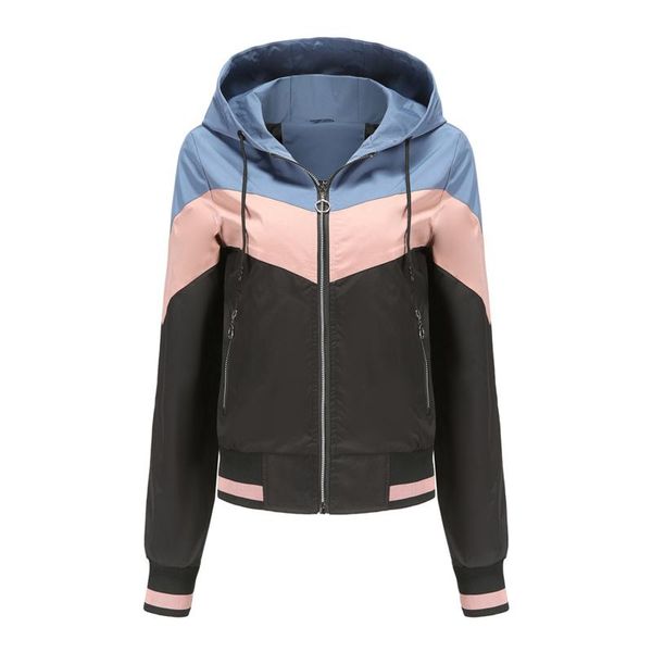 women's jackets patchwork hooded jacket long sleeve outdoor raincoat colorblock drawstring pocket basic outwear coats, Black;brown
women's jackets patchwork hooded jacket long sleeve outdoor raincoat colorblock drawstring pocket basic outwear coats, Black;brown
