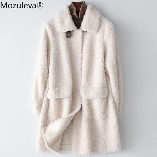 style wool leather fur coat spring and autumn composite in one women's long 210427, Black
style wool leather fur coat spring and autumn composite in one women's long 210427, Black