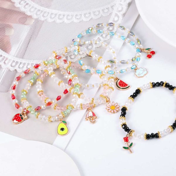 korean crystal women's simple fashion personalized beads lovely student bracelet, Black
korean crystal women's simple fashion personalized beads lovely student bracelet, Black