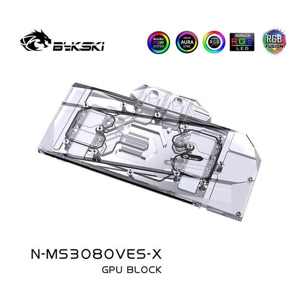 fans & coolings bykski water block use for msi rtx3080 ventus 3x10g oc/rtx3090 gpu card / full cover copper radiator /a-rgb rgb
fans & coolings bykski water block use for msi rtx3080 ventus 3x10g oc/rtx3090 gpu card / full cover copper radiator /a-rgb rgb