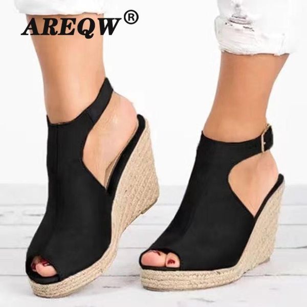 sandals women's peep toe slingbacks platform wedges sandalias female ladies buckle ankle strap bottom summer shoes, Black
sandals women's peep toe slingbacks platform wedges sandalias female ladies buckle ankle strap bottom summer shoes, Black
