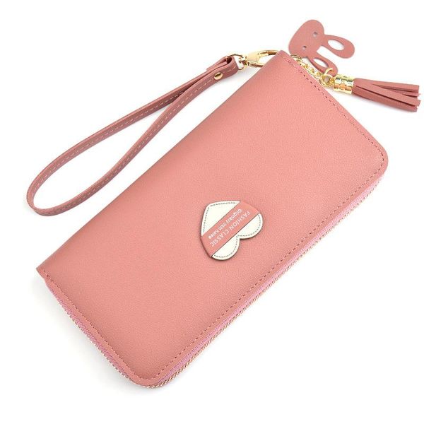 wallets fashion long purses tassel cute women's wallet large capacity pu leather phone bag zipper female coin purse, Red;black
wallets fashion long purses tassel cute women's wallet large capacity pu leather phone bag zipper female coin purse, Red;black