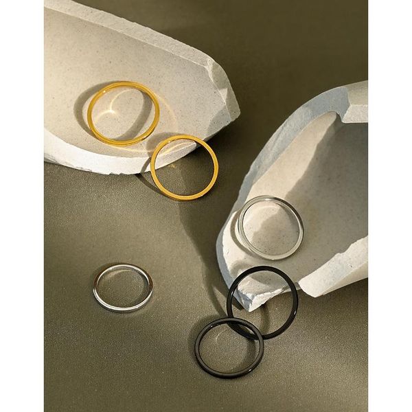 cluster rings real 925 sterling silver smooth 1.2mm for women fine jewelry, minimalist black ring woman party wedding accessories, Golden;silver
cluster rings real 925 sterling silver smooth 1.2mm for women fine jewelry, minimalist black ring woman party wedding accessories, Golden;silver
