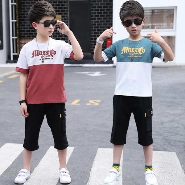 clothing sets boys' summer wear 2021 cuhk children's suit sports short sleeve two-piece set, White
clothing sets boys' summer wear 2021 cuhk children's suit sports short sleeve two-piece set, White