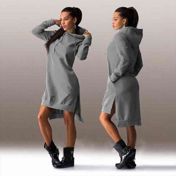 women winter long hoodies-dress ladies casual hoody sweatshirt vestidos autumn womens loungewar mini hooded dress, Black;gray
women winter long hoodies-dress ladies casual hoody sweatshirt vestidos autumn womens loungewar mini hooded dress, Black;gray