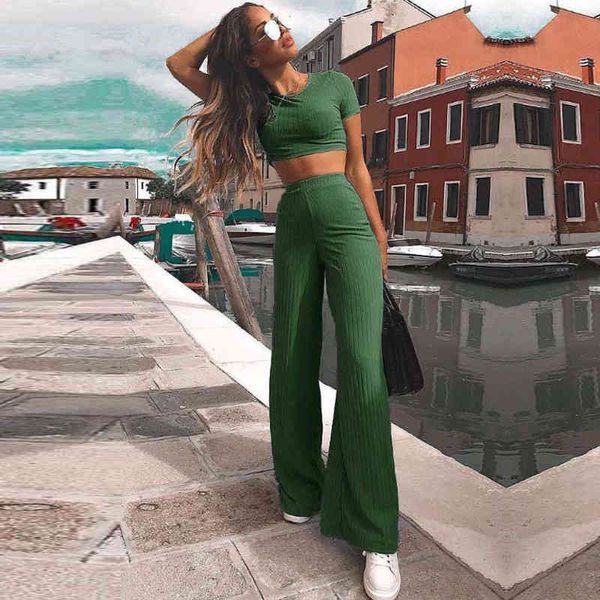 women two piece set knitted o neck crop and long pants set short sleeve tracksuit conjunto feminino fashion 210419, White
women two piece set knitted o neck crop and long pants set short sleeve tracksuit conjunto feminino fashion 210419, White