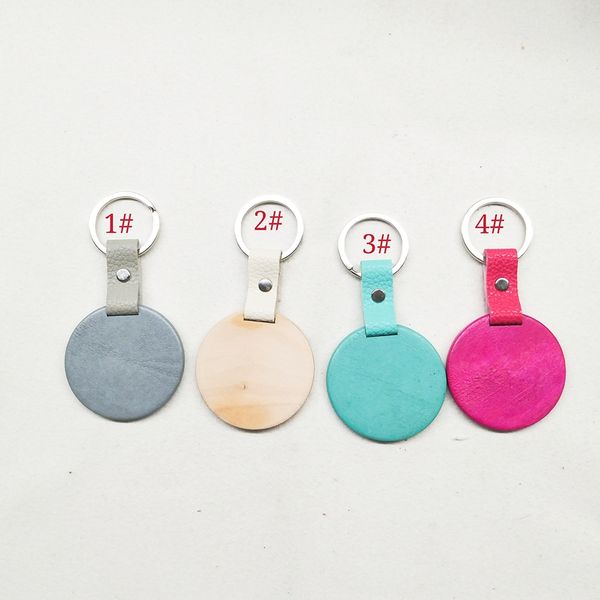 foreign trade wooden keychain can be printed round pu leather buckle key ring pendant multi-color optional, Silver
foreign trade wooden keychain can be printed round pu leather buckle key ring pendant multi-color optional, Silver