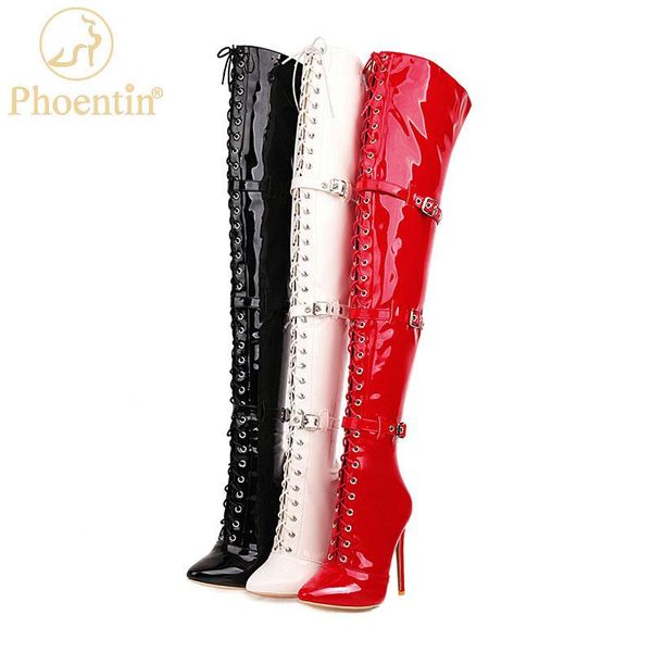 boots women's over the knee pointed toe patent leather super high heels long boot night club shoes plus size 34-48 ft1570, Black
boots women's over the knee pointed toe patent leather super high heels long boot night club shoes plus size 34-48 ft1570, Black