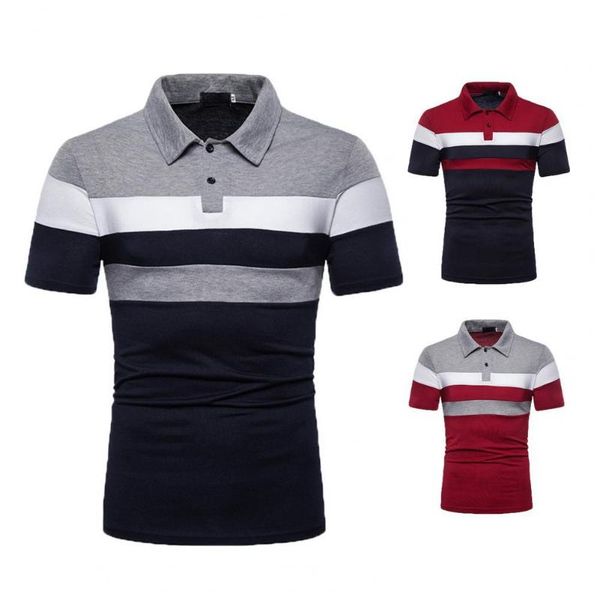 men's t-shirts plus size men summer t-shirt short sleeve turn-down collar tees slim-fit printed striped color-matching shirt lapel, White;black
men's t-shirts plus size men summer t-shirt short sleeve turn-down collar tees slim-fit printed striped color-matching shirt lapel, White;black
