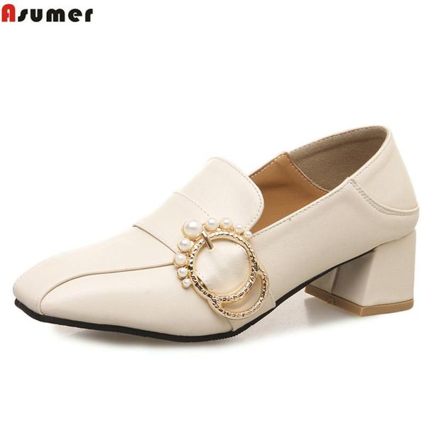 dress shoes asumer beige black square toe fashion spring autumn ladies heel women med heels plus size 32-46
dress shoes asumer beige black square toe fashion spring autumn ladies heel women med heels plus size 32-46
