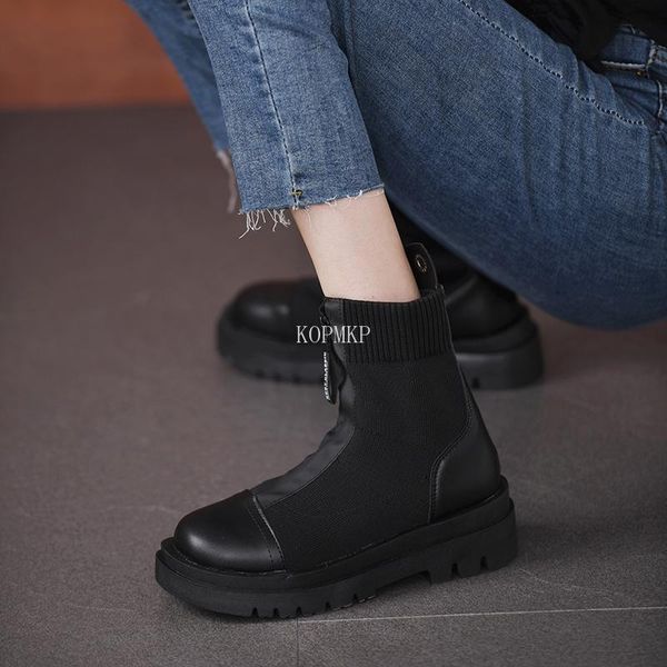 boots 2021 female british style autumn thick-soled patchwork motorcycle ins zip round toe square heel botas zapatos de mujer, Black
boots 2021 female british style autumn thick-soled patchwork motorcycle ins zip round toe square heel botas zapatos de mujer, Black