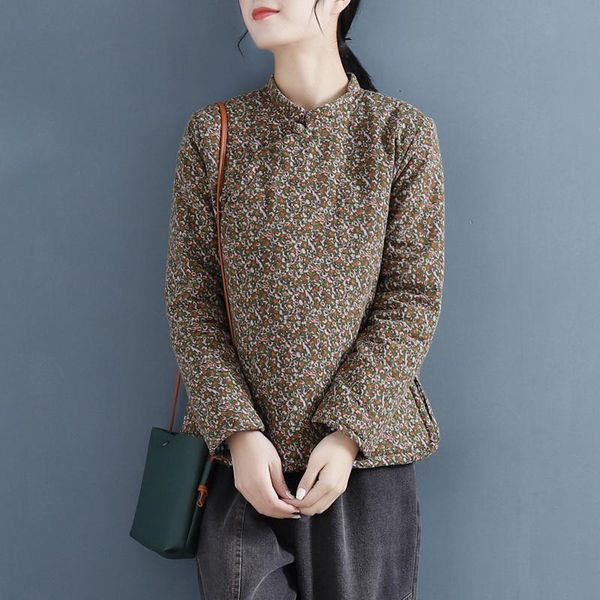 Women's Down & Parkas Mori Girl Winter Cotton Linen Thick Women Stand Collar Loose Kepp Warm Coats Plaid Lining Casual Vintage Padded O, Black
Women's Down & Parkas Mori Girl Winter Cotton Linen Thick Women Stand Collar Loose Kepp Warm Coats Plaid Lining Casual Vintage Padded O, Black