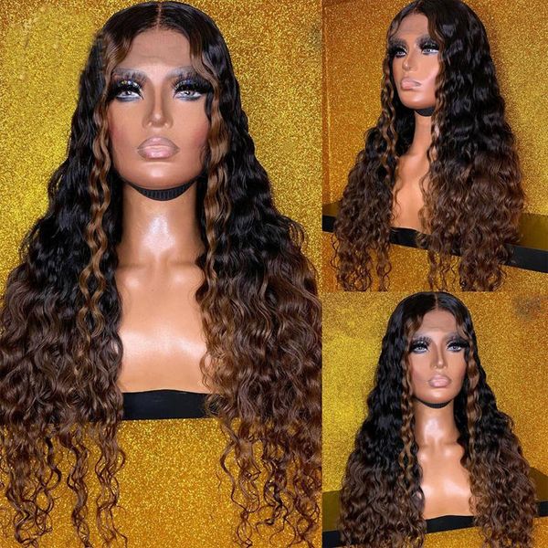 highlight ombre lace front wig 13x4 natural hairline curly remy human hair wigs #4/27 kinky for women 180%, Black;brown
highlight ombre lace front wig 13x4 natural hairline curly remy human hair wigs #4/27 kinky for women 180%, Black;brown