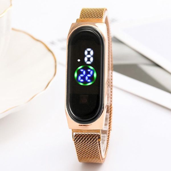 wristwatches ladies fashion quartz watch clock hour led touch digital women casual electronic relogio watches milanese wristwatch, Slivery;brown
wristwatches ladies fashion quartz watch clock hour led touch digital women casual electronic relogio watches milanese wristwatch, Slivery;brown