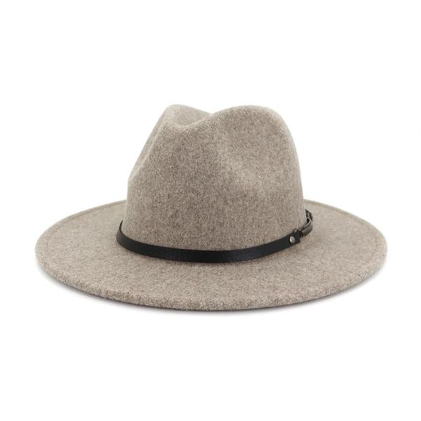 wide brim hats men wool jazz fedora black belt casual women leather felt hat panama trilby formal party cap wholesale, Blue;gray
wide brim hats men wool jazz fedora black belt casual women leather felt hat panama trilby formal party cap wholesale, Blue;gray