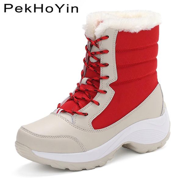 boots womens high thick sole non-slip winter warm leather woman shoes fashion sneaker footwear female snow ankle, Black
boots womens high thick sole non-slip winter warm leather woman shoes fashion sneaker footwear female snow ankle, Black
