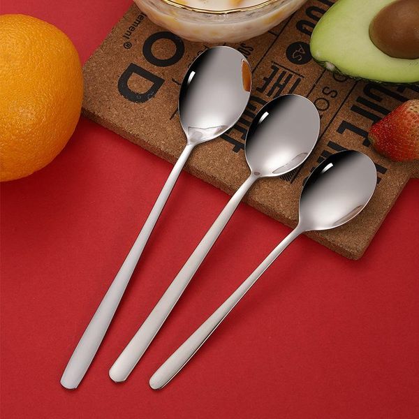 spoons 1pc korean spoon reusable 304 stainless steel long handle ice cream dessert kitchen gadget
spoons 1pc korean spoon reusable 304 stainless steel long handle ice cream dessert kitchen gadget
