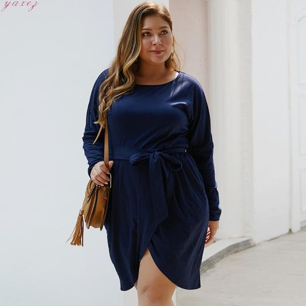 casual dresses fashion short dress women autumn knitted slit o neck long sleeve baggy plus size with sashes, Black;gray
casual dresses fashion short dress women autumn knitted slit o neck long sleeve baggy plus size with sashes, Black;gray