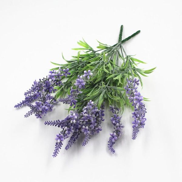 decorative flowers & wreaths 7 heads/bouquet romantic provence artificial flower purple lavender bouquet with green leaves for home party de
decorative flowers & wreaths 7 heads/bouquet romantic provence artificial flower purple lavender bouquet with green leaves for home party de