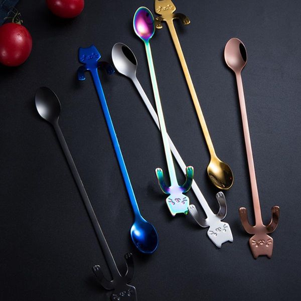 spoons stainless steel cat coffee spoon round head korean style honey dessert gift mixing
spoons stainless steel cat coffee spoon round head korean style honey dessert gift mixing