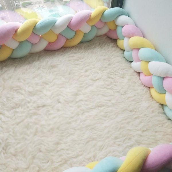 1.5m baby bed bumper warm bumpers in the crib kids for born babe pillow cushion cot room infant knot things protector bedding sets
1.5m baby bed bumper warm bumpers in the crib kids for born babe pillow cushion cot room infant knot things protector bedding sets