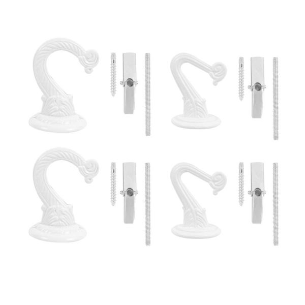 sets ceiling hooks heavy duty with screws toggle wall & rails